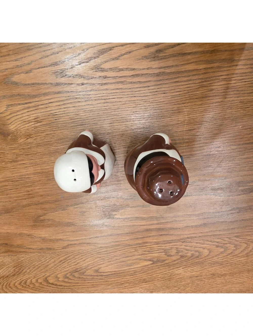 Vintage 2004 Publix Thanksgiving Pilgrim Pair Salt & Pepper Shakers Set